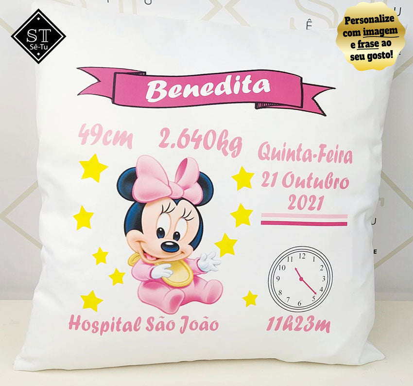Almofada de Nascimento Minnie
